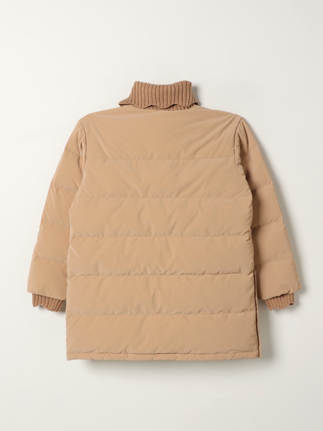 CHLOÉ GIACCA: Giubbotto trapuntato Chloé in nylon , Beige - Img 2