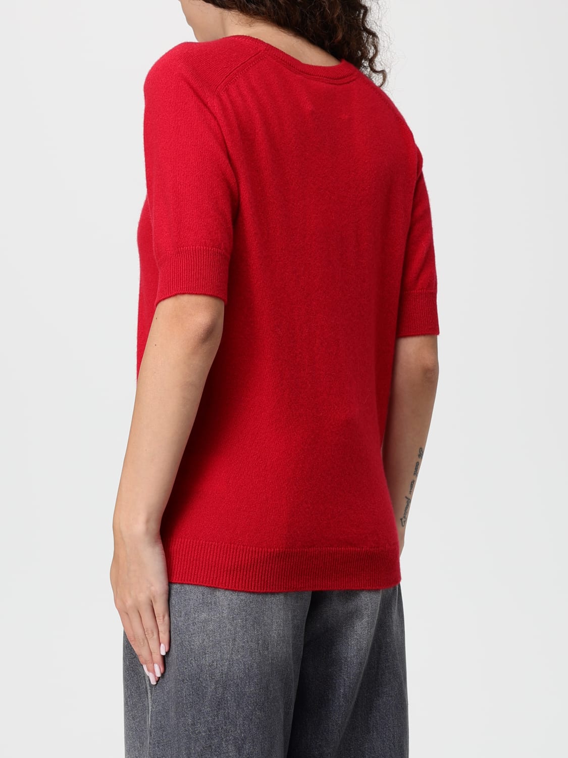 LISA YANG MAGLIA: Pullover basic Lisa Yang, Fuxia - Img 2