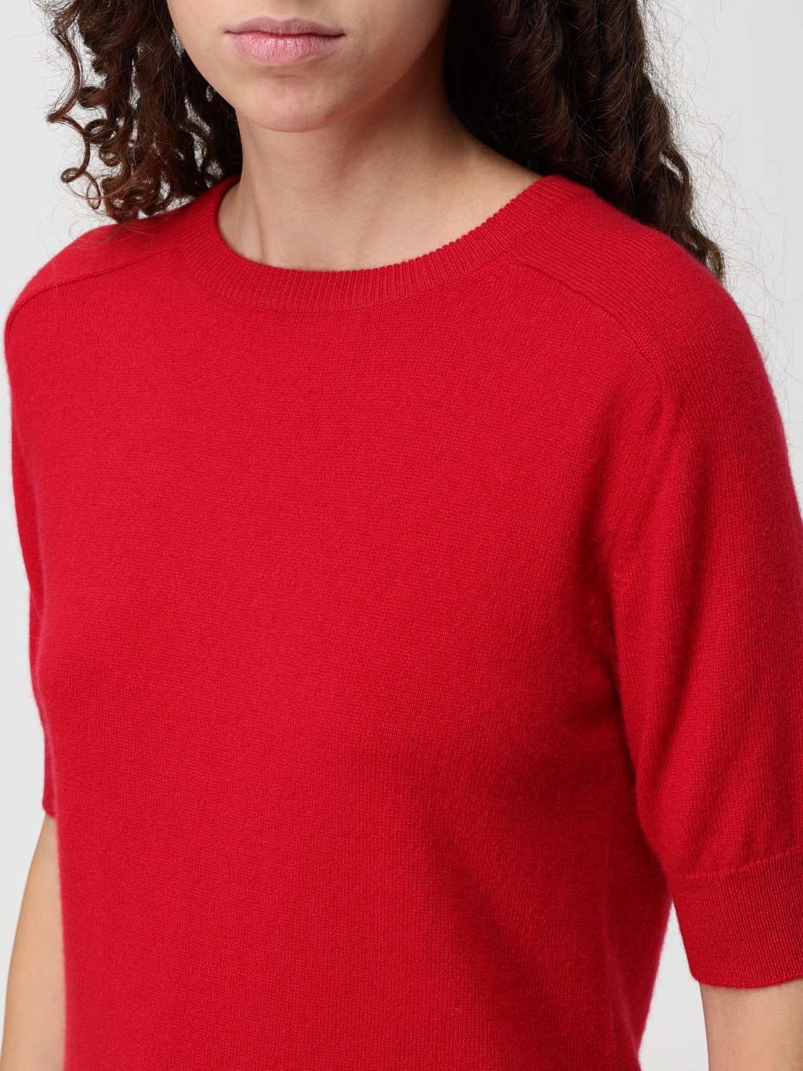 LISA YANG MAGLIA: Pullover basic Lisa Yang, Fuxia - Img 3