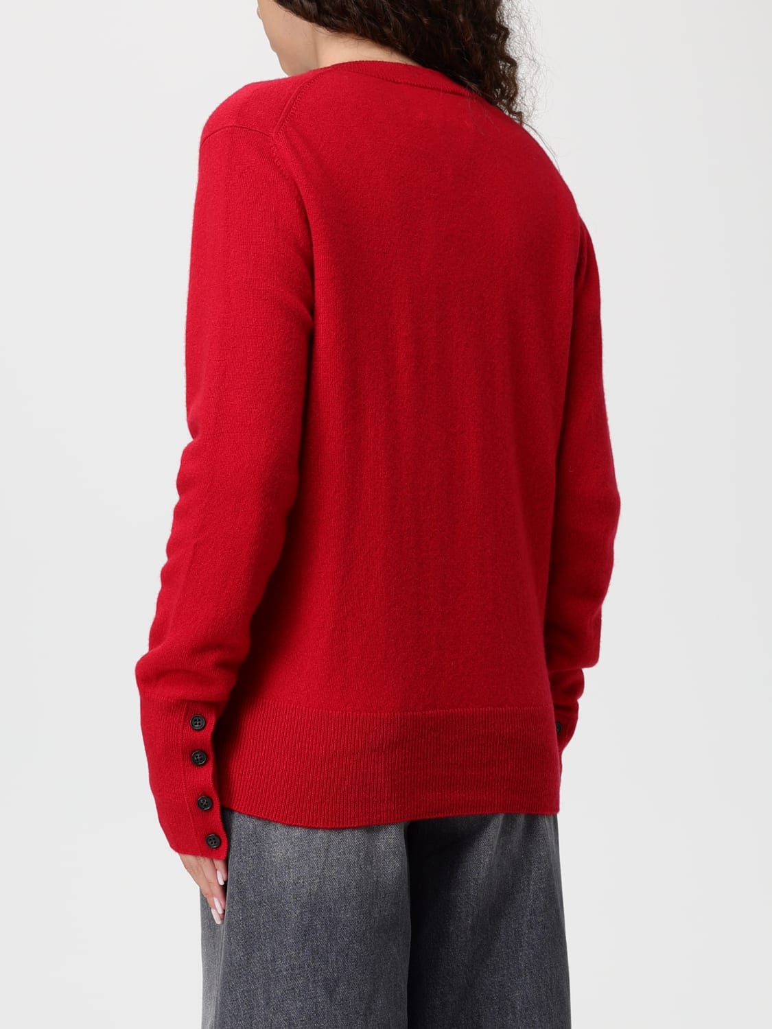 LISA YANG SWEATER: Cardigan woman Lisa Yang, Fuchsia - Img 2