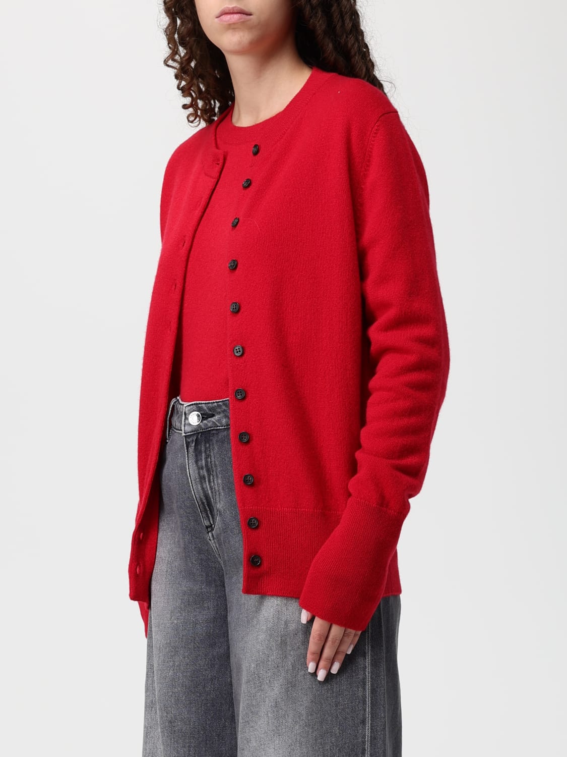 LISA YANG SWEATER: Cardigan woman Lisa Yang, Fuchsia - Img 3