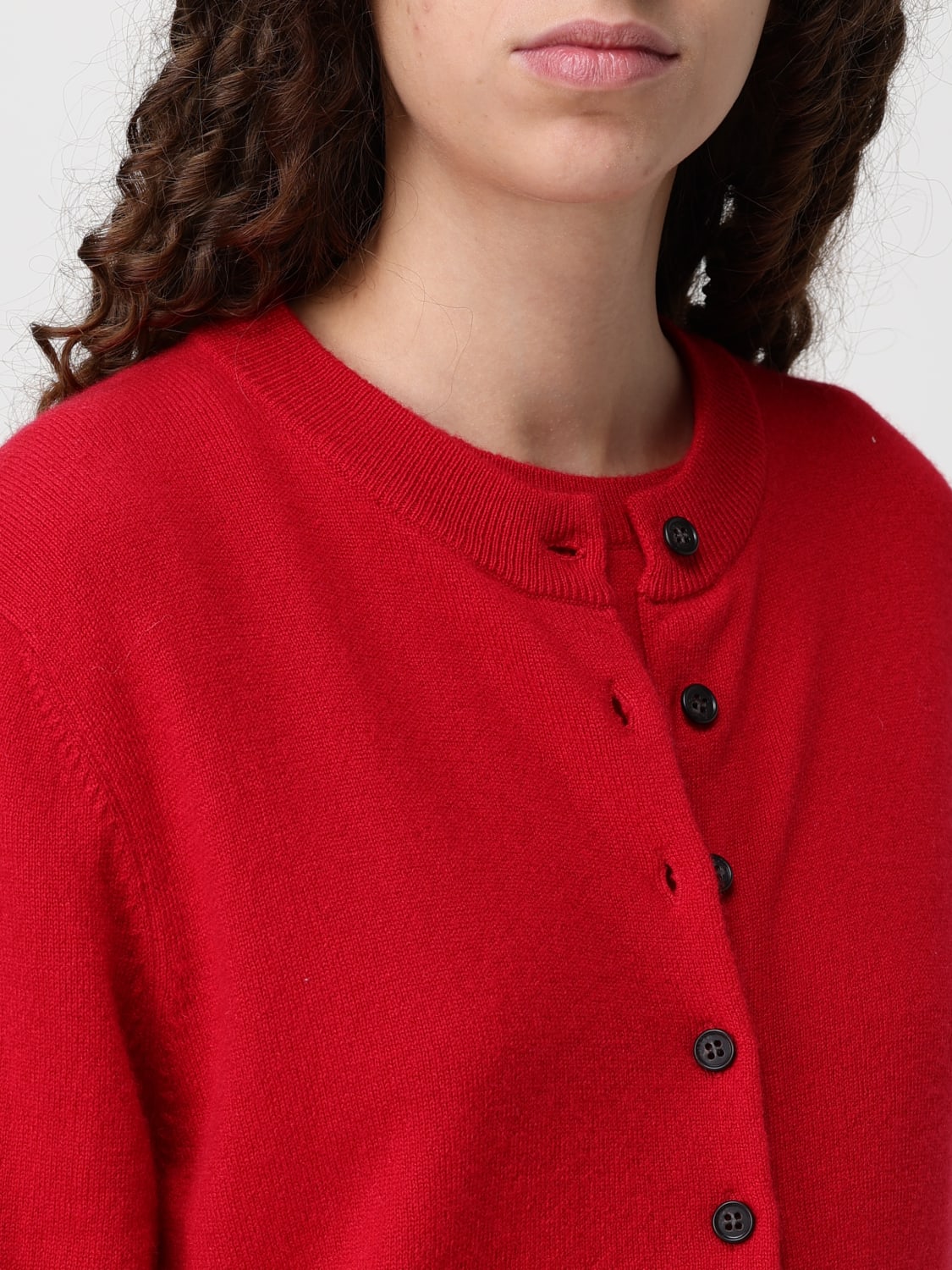 LISA YANG SWEATER: Cardigan woman Lisa Yang, Fuchsia - Img 4