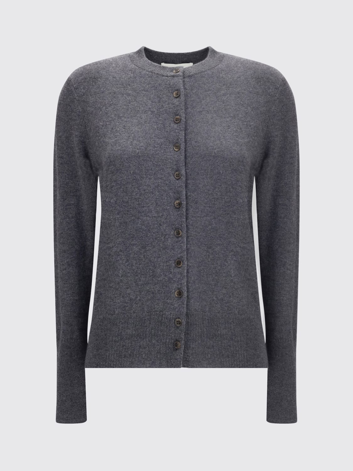 LISA YANG SWEATER: Cardigan woman Lisa Yang, Graphite - Img 1