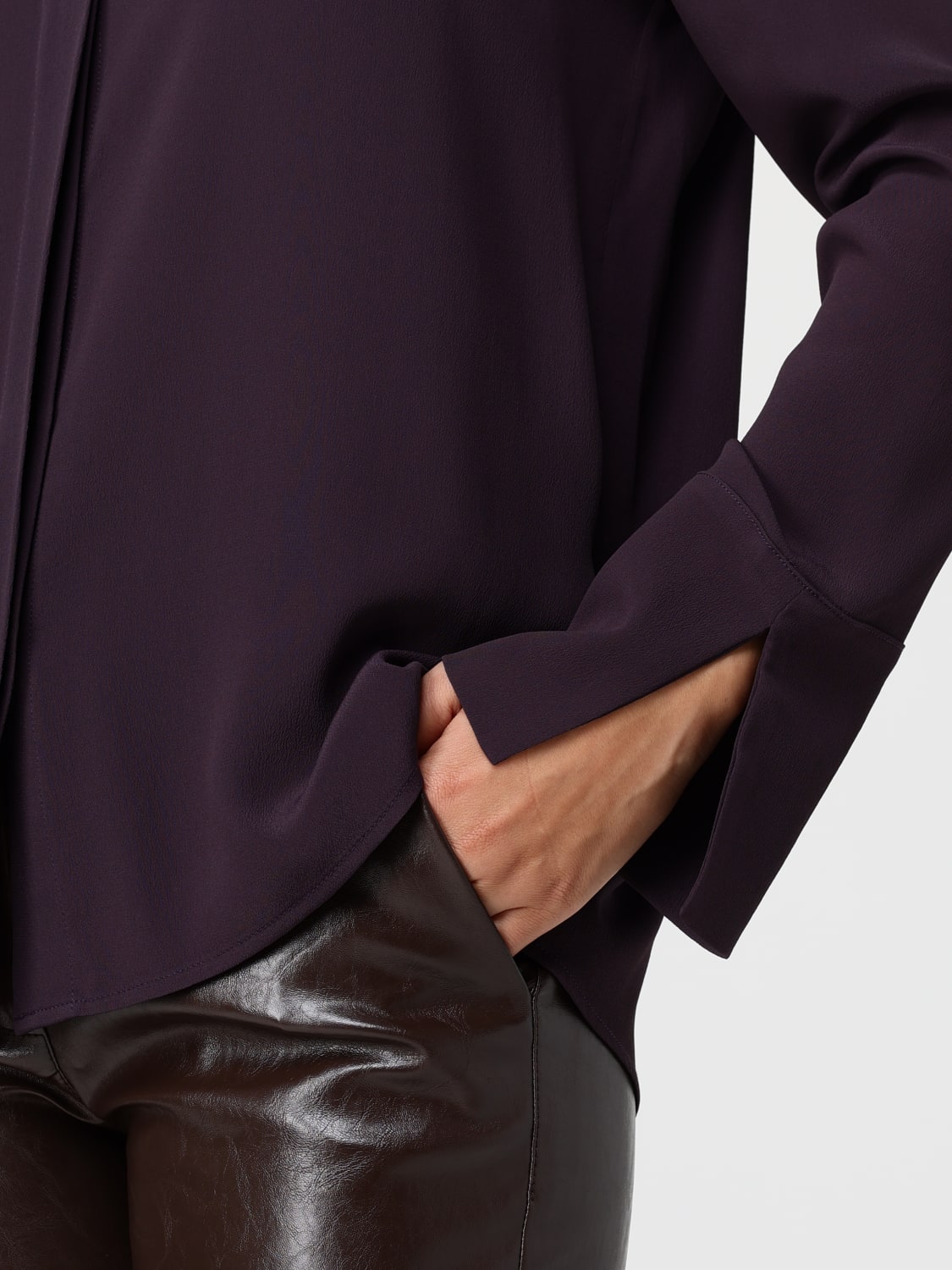 FEDERICA TOSI SHIRT: Shirt woman Federica Tosi, Violet - Img 3