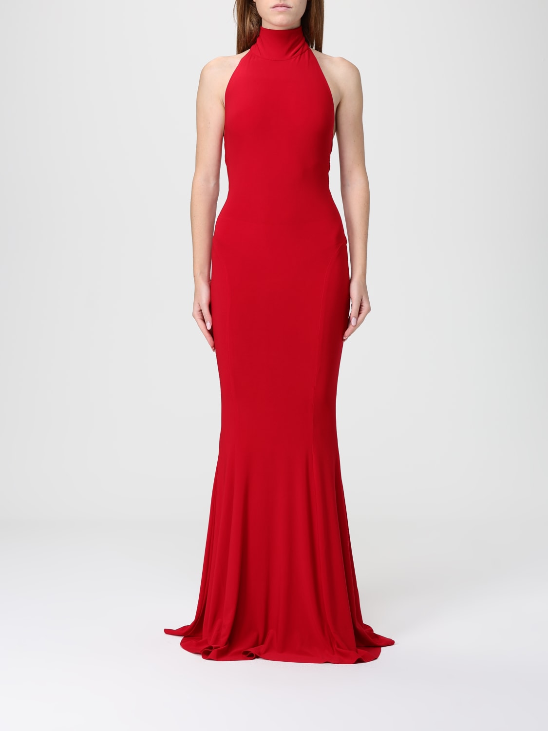 NORMA KAMALI 连衣裙: 连衣裙 女士 Norma Kamali, 红色 - Img 1