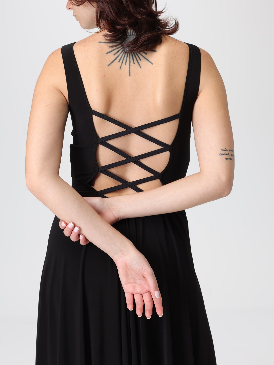 NORMA KAMALI DRESS: Dress woman Norma Kamali, Black - Img 4