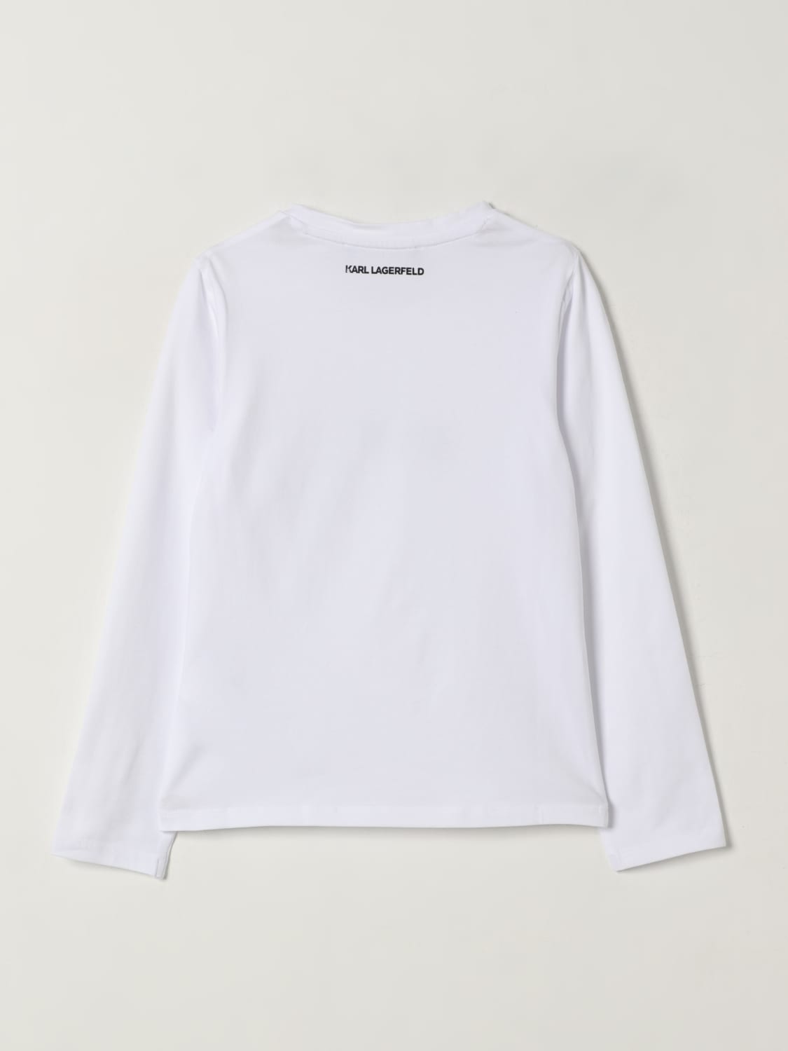 KARL LAGERFELD KIDS CAMISETA: Camisetas niños Karl Lagerfeld Kids, Blanco - Img 2