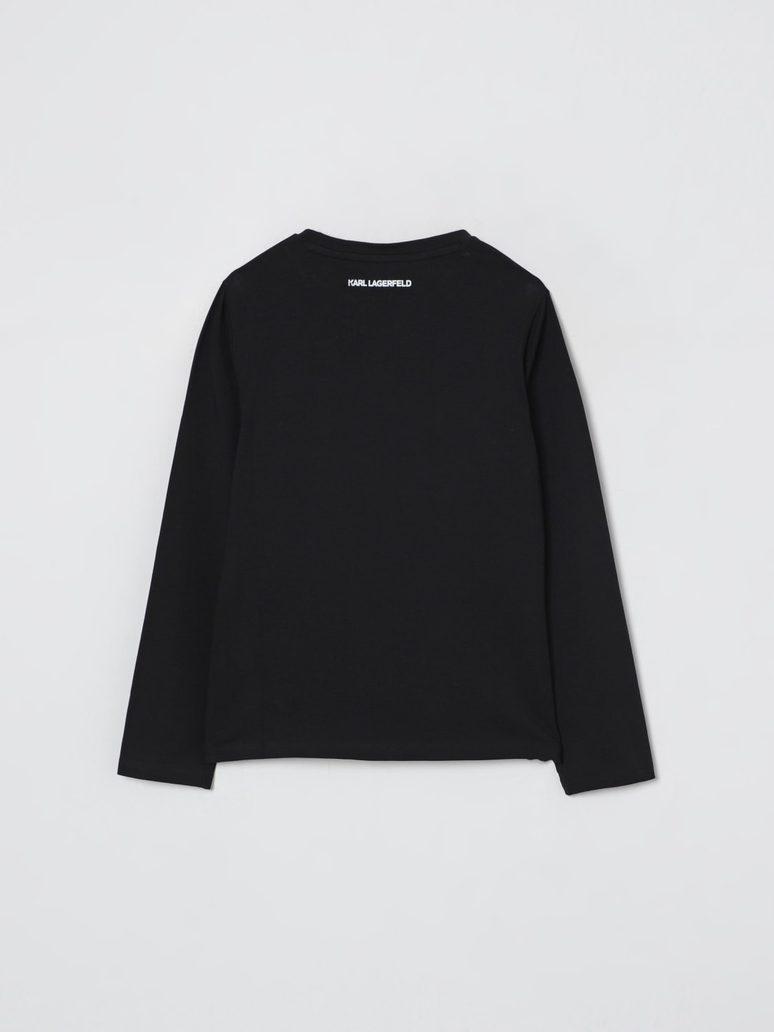 KARL LAGERFELD KIDS T-SHIRT: T-shirt kids Karl Lagerfeld Kids, Black - Img 2