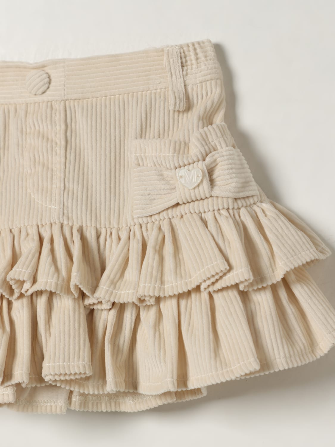MONNALISA SKIRT: Skirt kids Monnalisa, Beige - Img 3