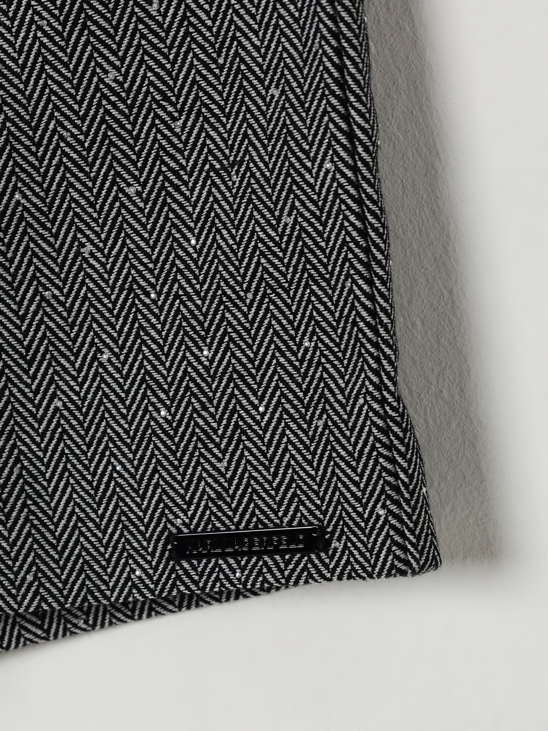 KARL LAGERFELD KIDS SHORT: Pantalon court enfant Karl Lagerfeld Kids, Gris - Img 3