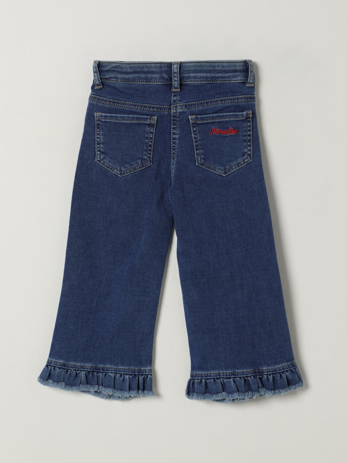 MONNALISA JEANS: Pants kids Monnalisa, Denim - Img 2