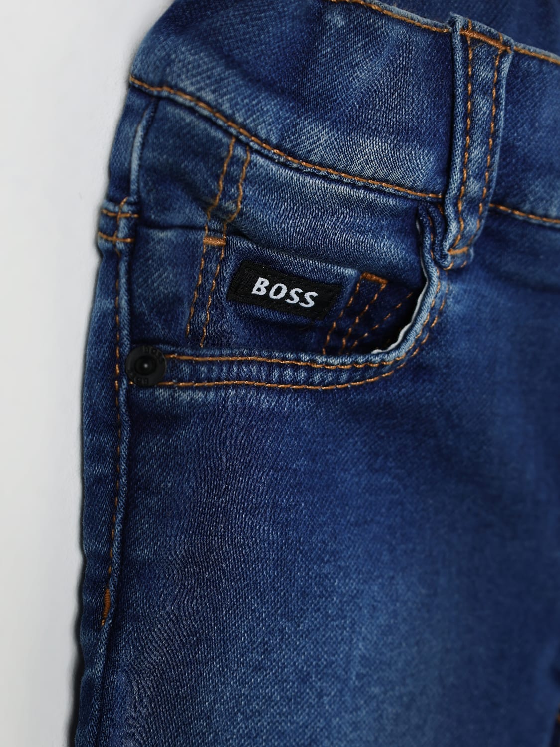 BOSS JEANS: Hose kinder Boss, Denim - Img 3