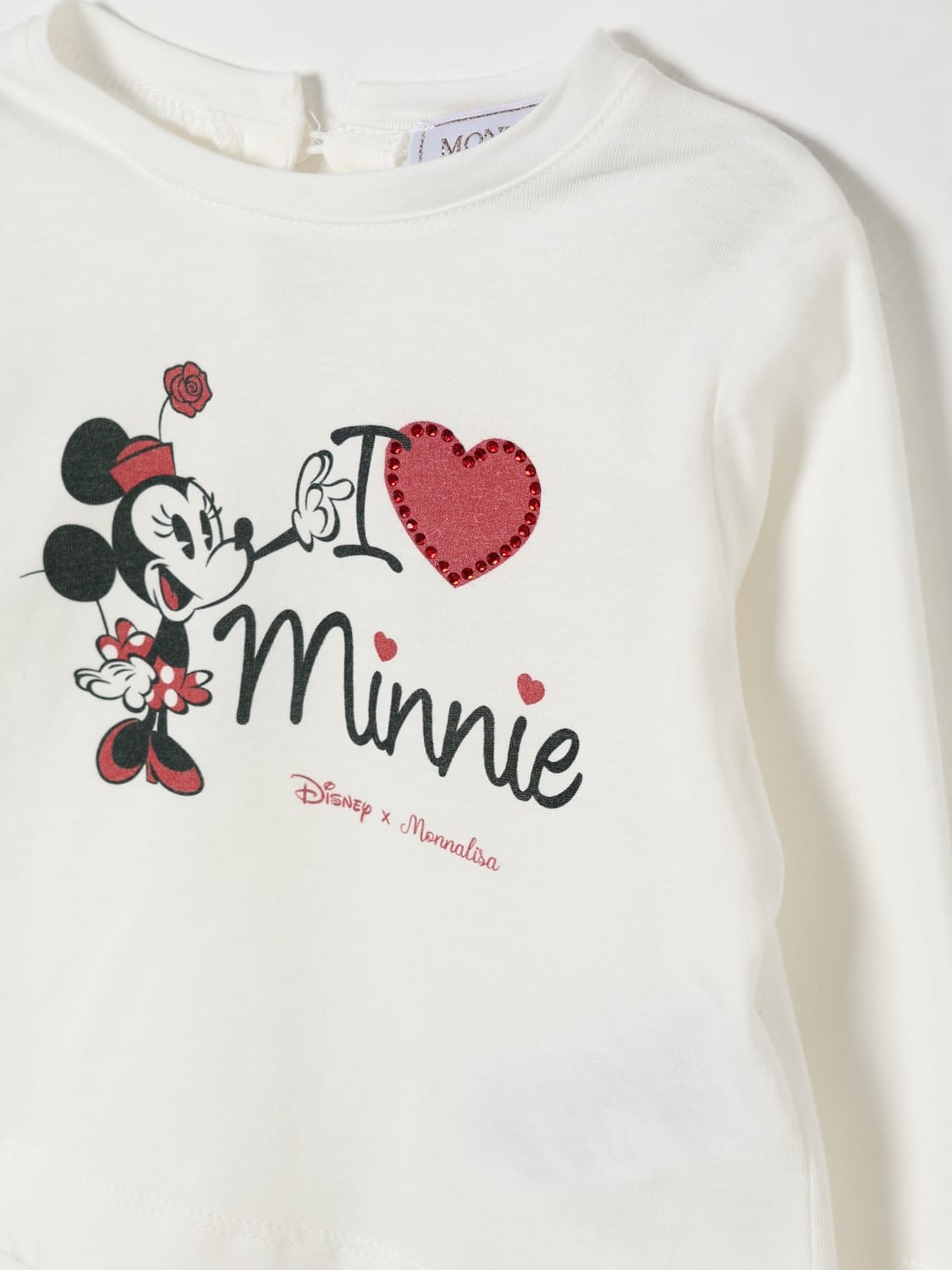 MONNALISA T-SHIRT: T-shirt kids Monnalisa, Yellow Cream - Img 3