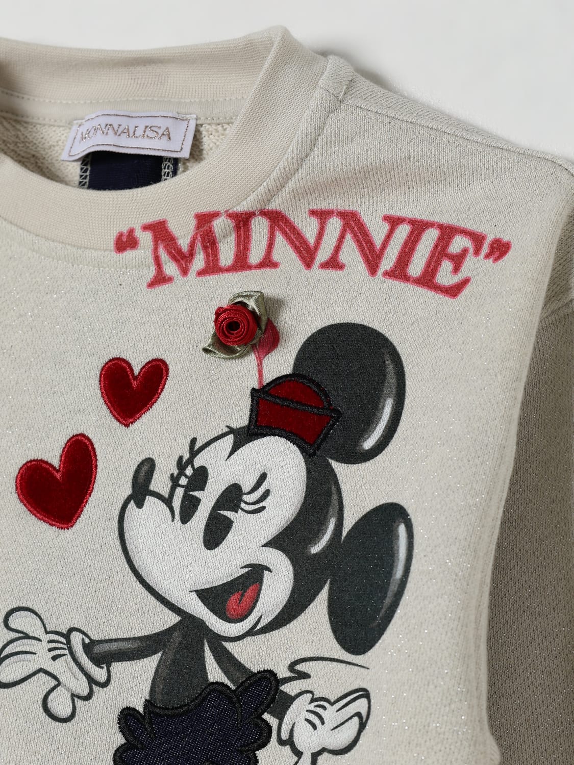 MONNALISA SWEATER: Swimsuit kids Monnalisa, Beige - Img 3