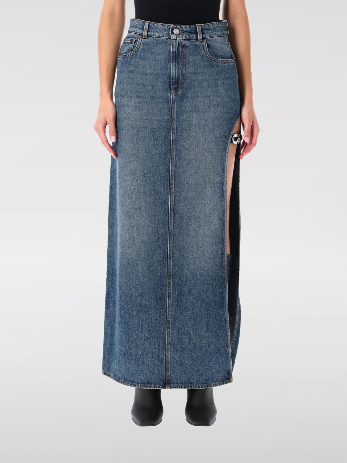 COPERNI SKIRT: Skirt woman Coperni, Blue - Img 1