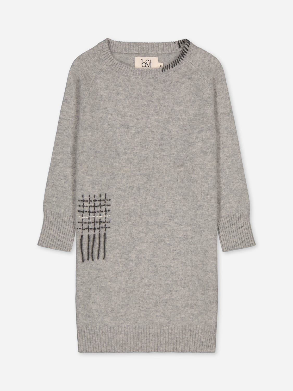 BOBBIN & TRICOT DRESS: Bobbin & Tricot cashmere dress, Grey - Img 1