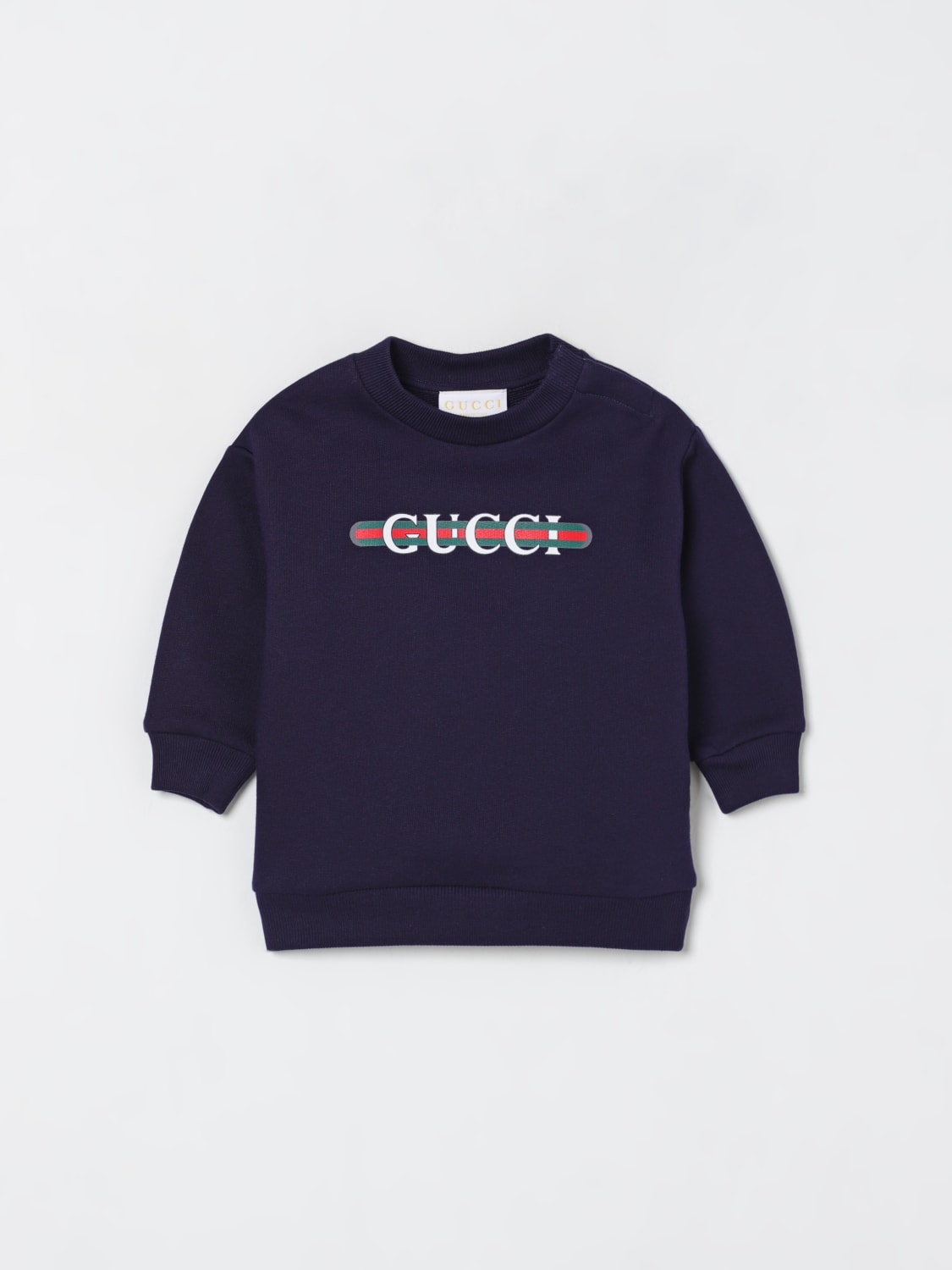 GUCCI SWEATER: Sweater kids Gucci, Blue - Img 1