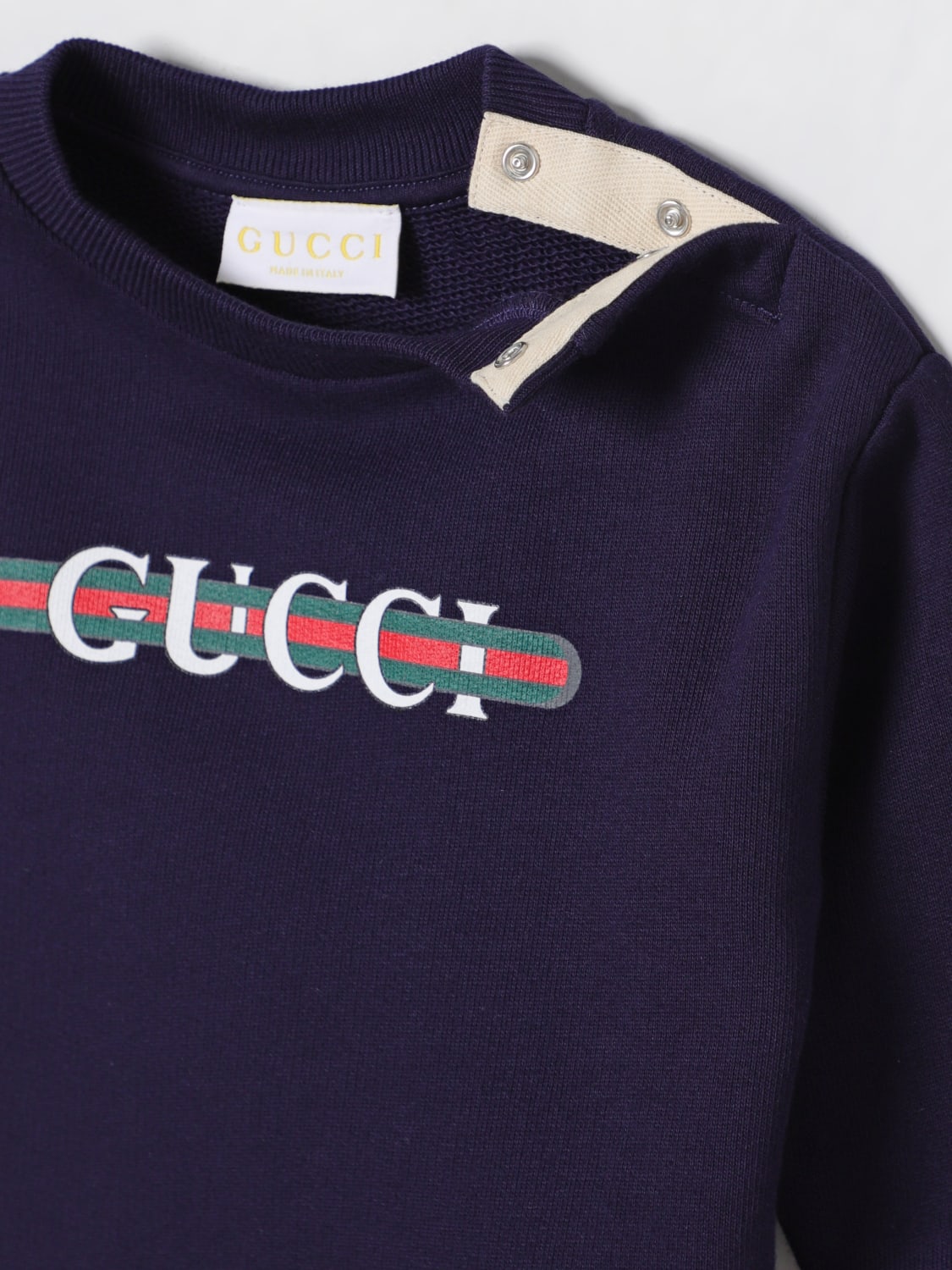 GUCCI SWEATER: Sweater kids Gucci, Blue - Img 3