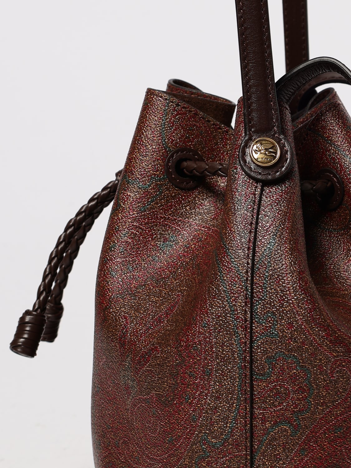 ETRO HANDBAG: Shoulder bag woman Etro, Brown - Img 4