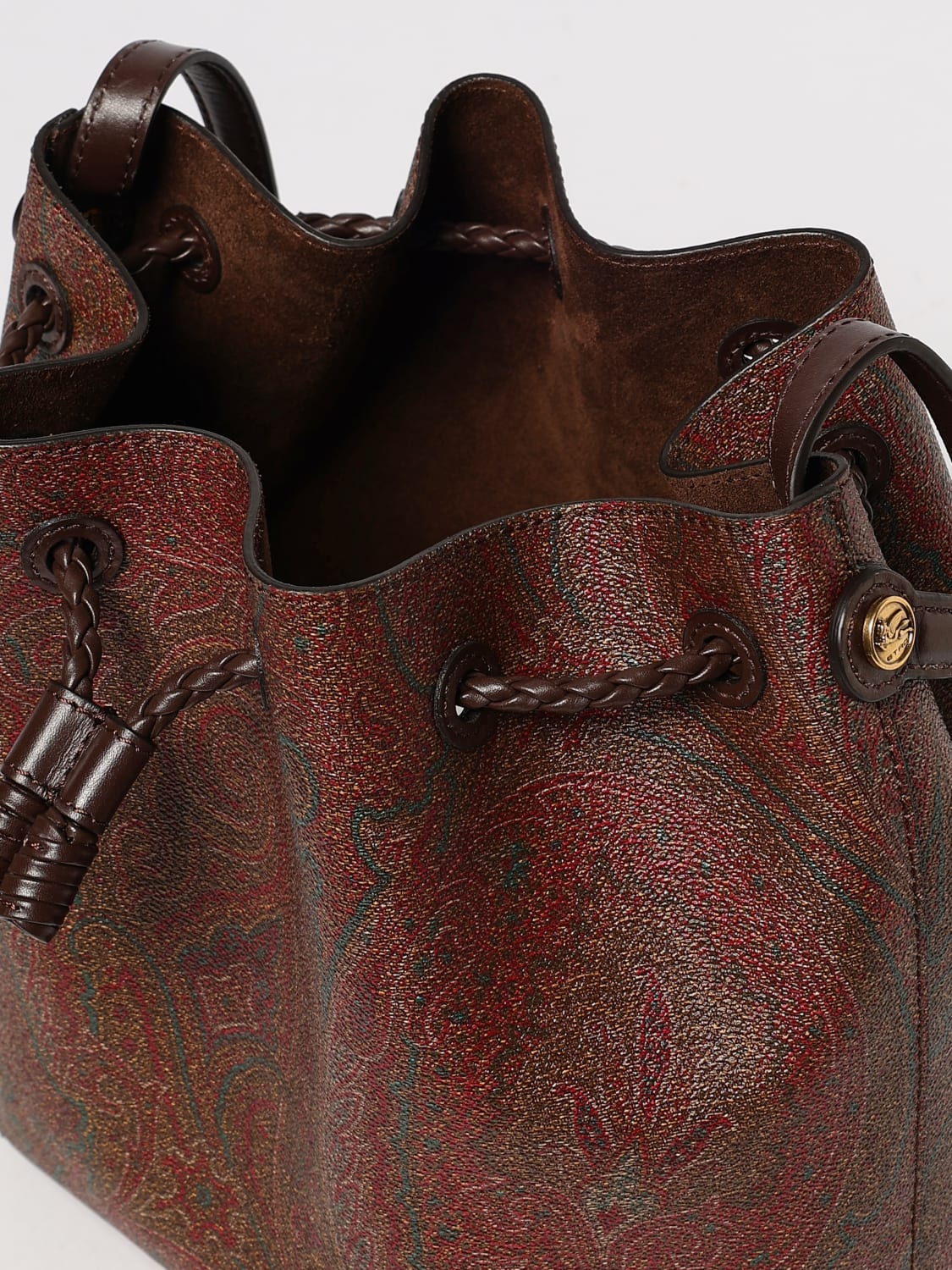 ETRO HANDBAG: Shoulder bag woman Etro, Brown - Img 5