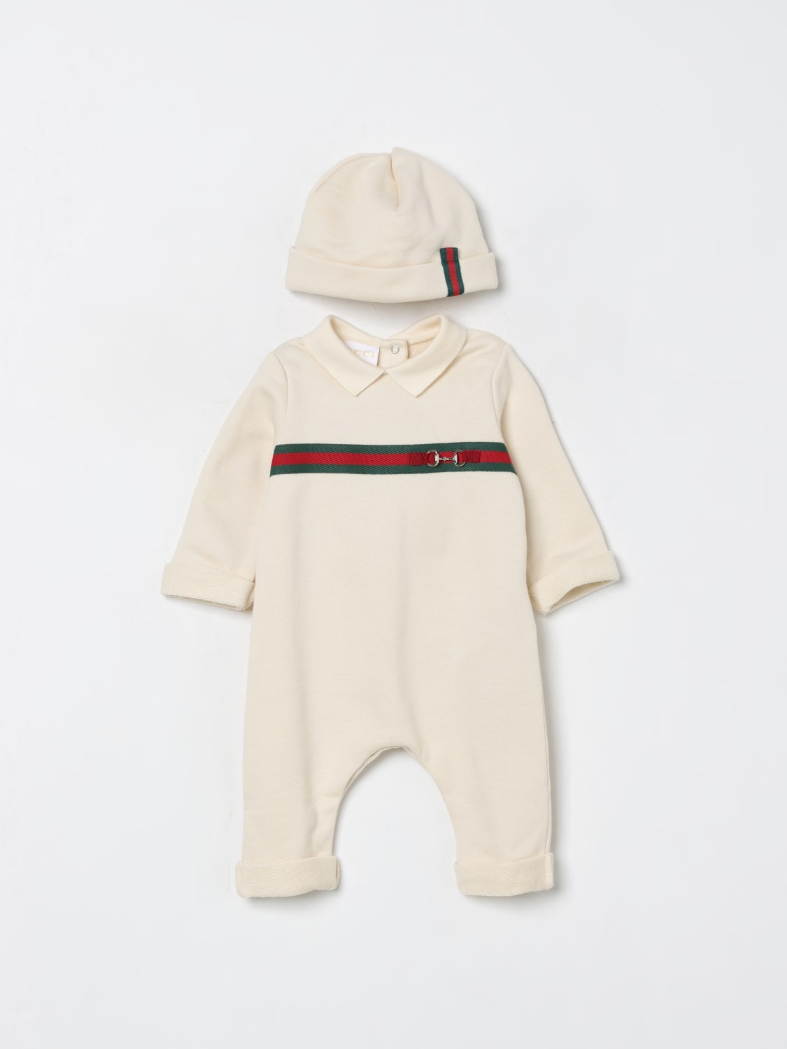 GUCCI JUMPSUIT: Pack kids Gucci, White - Img 1