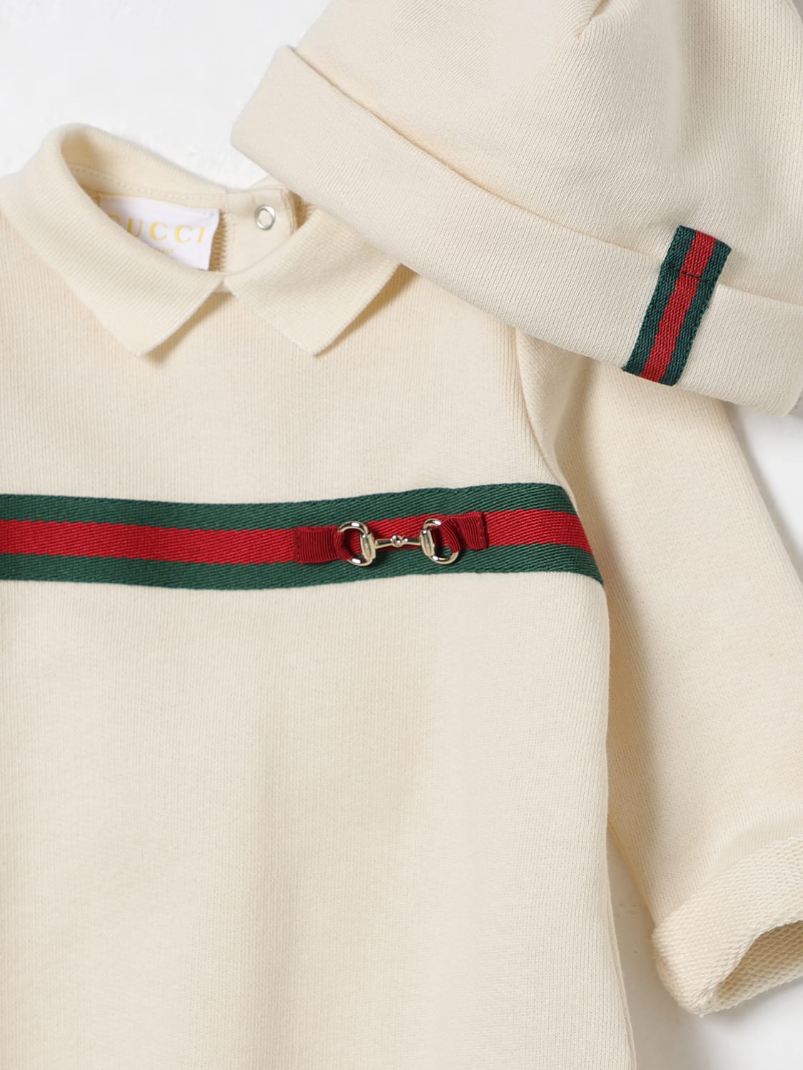 GUCCI JUMPSUIT: Pack kids Gucci, White - Img 3