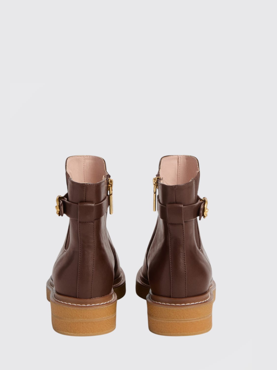 COCCINELLE BOOTS: Shoes woman Coccinelle, Brown - Img 3