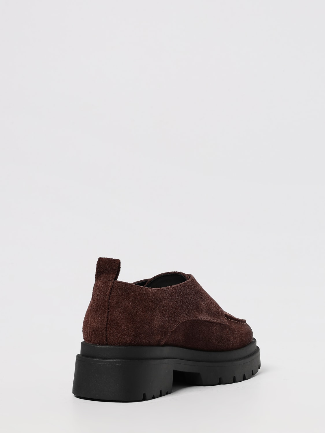 COCCINELLE STRINGATE: Monk Strap Astrid Coccinelle in camoscio , Ebano - Img 3