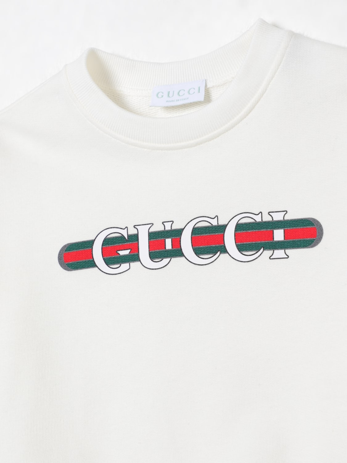 GUCCI SWEATER: Sweater kids Gucci, White - Img 3