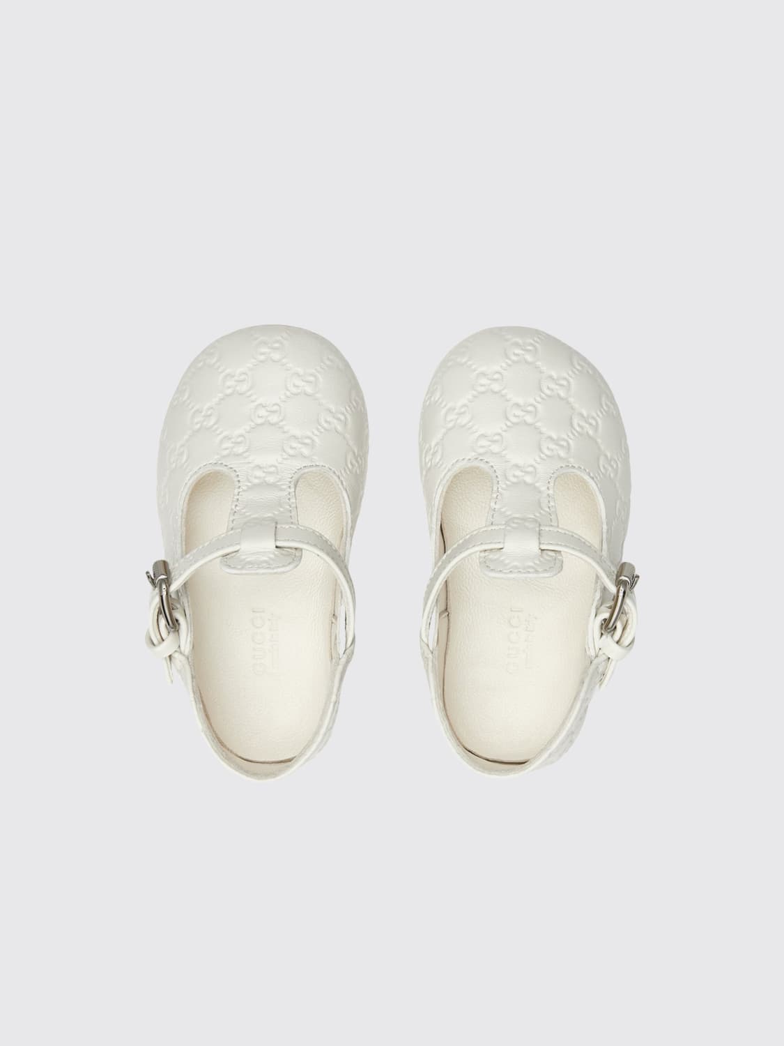 GUCCI SHOES: Shoes kids Gucci, White - Img 3