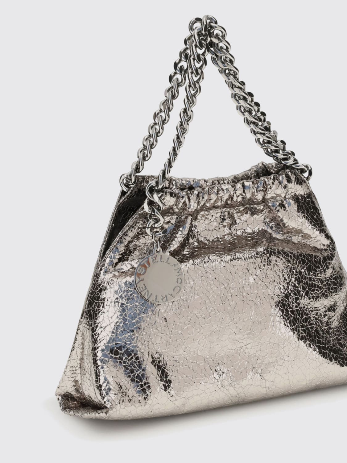 STELLA MCCARTNEY MINI BAG: Shoulder bag woman Stella McCartney, Steel - Img 3