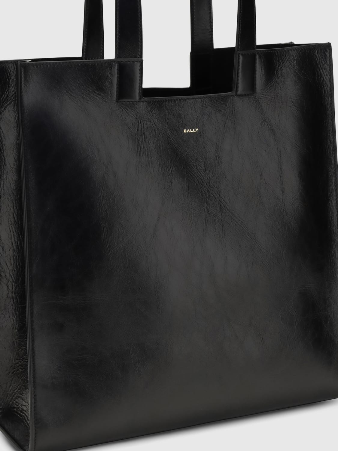 BALLY BORSA A TRACOLLA: Borsa Easy Tote Bally in pelle , Nero - Img 3