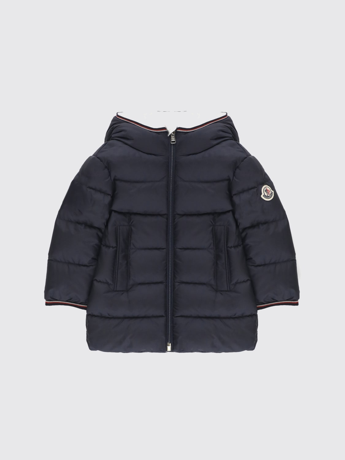 MONCLER COAT: Coats kids Moncler, Blue - Img 1