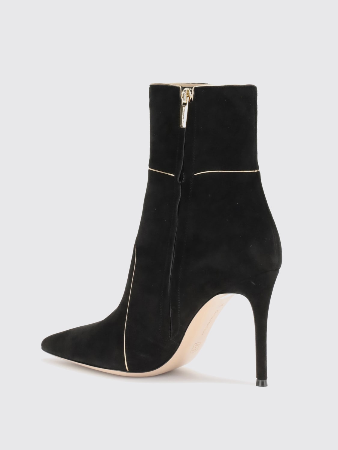 GIANVITO ROSSI STIVALI: Stivaletto Gianvito Rossi in camoscio , Nero - Img 3