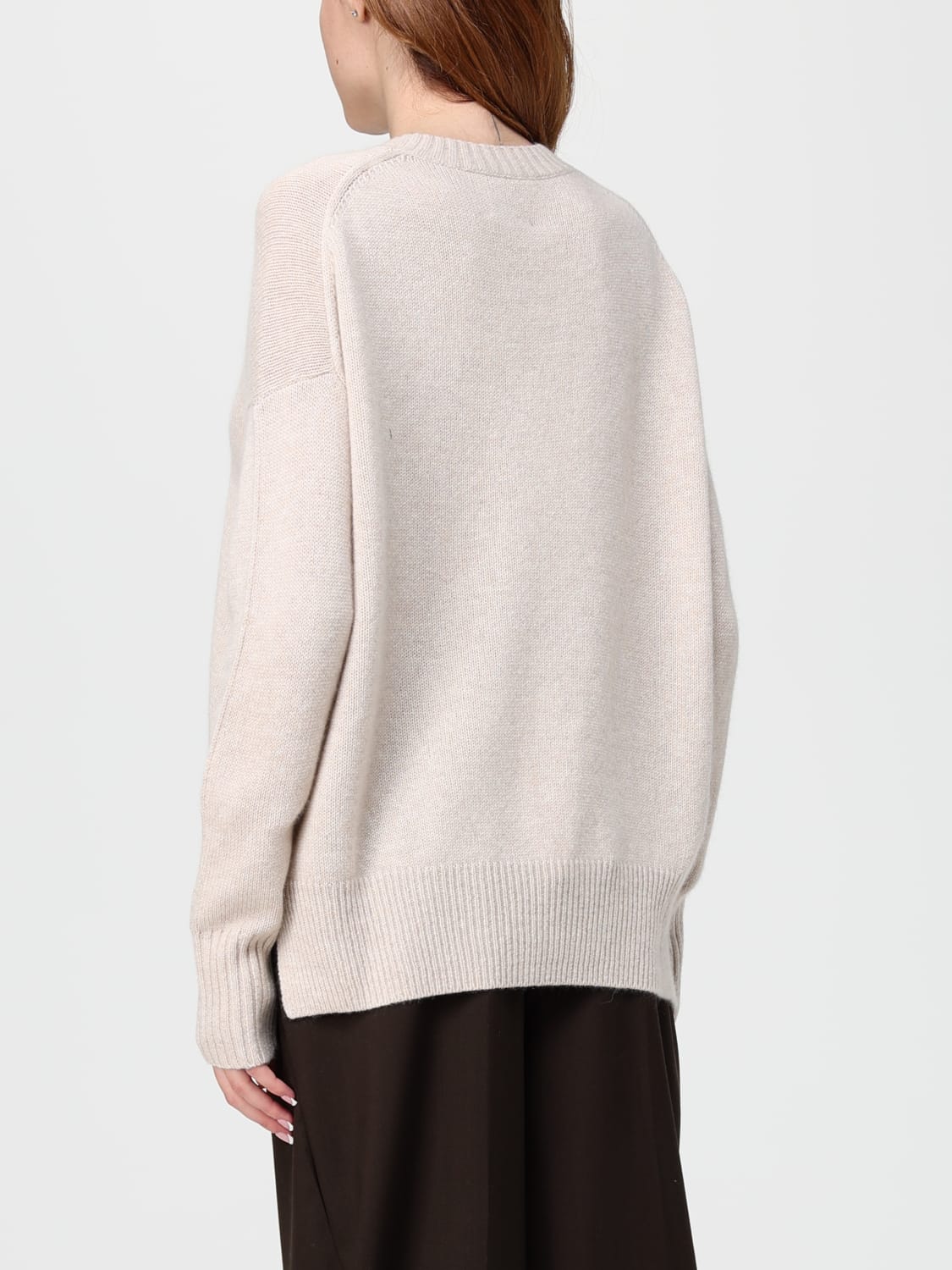 ALLUDE SWEATER: Sweatshirt woman Allude, Azalea - Img 2