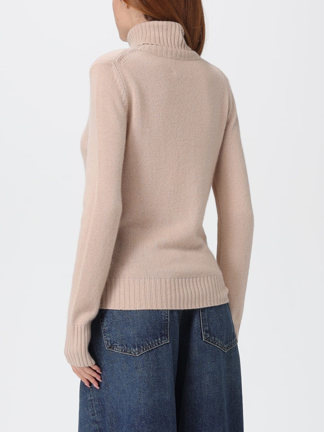 ALLUDE PULLOVER: Sweatshirt damen Allude, Beige - Img 2
