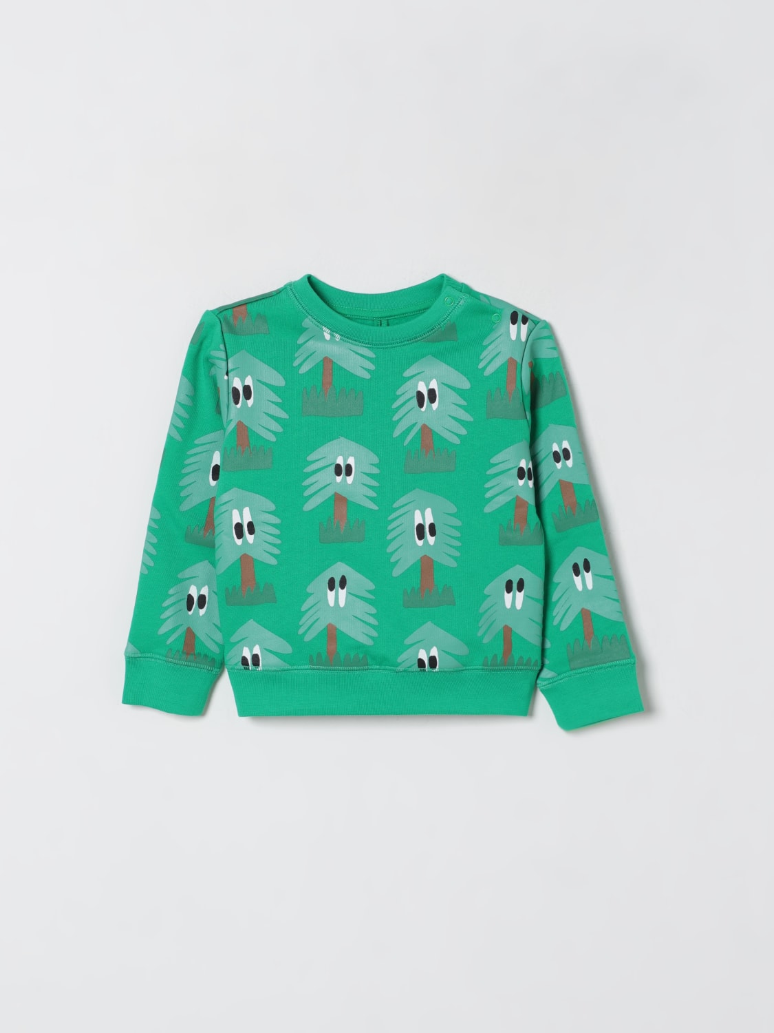 STELLA MCCARTNEY KIDS MAGLIA: Felpa Stella McCartney Kids in cotone con stampa , Fantasia - Img 1