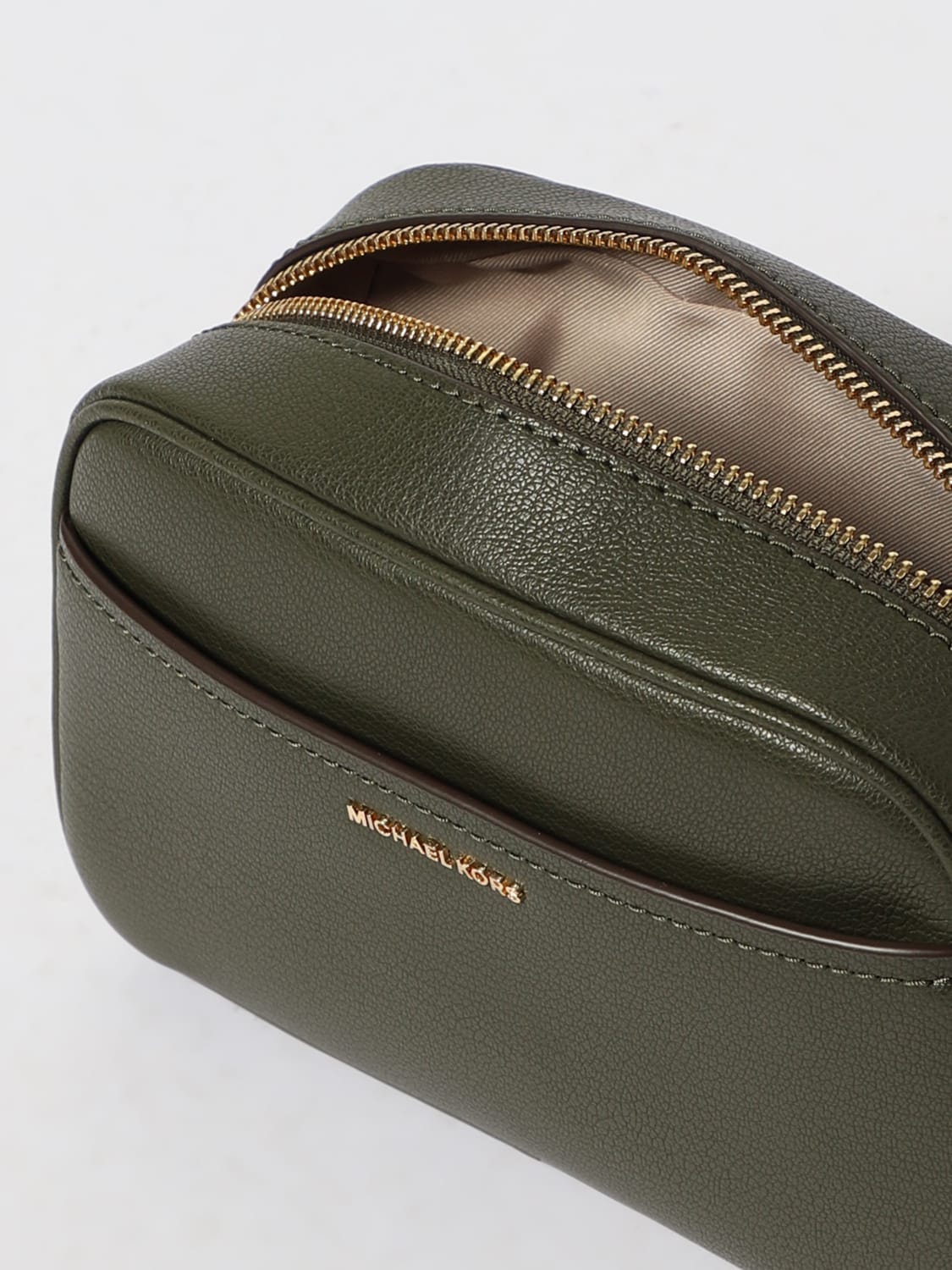 MICHAEL KORS BORSA MINI: Borsa Jet Set Michael Kors in pelle , Avorio - Img 3