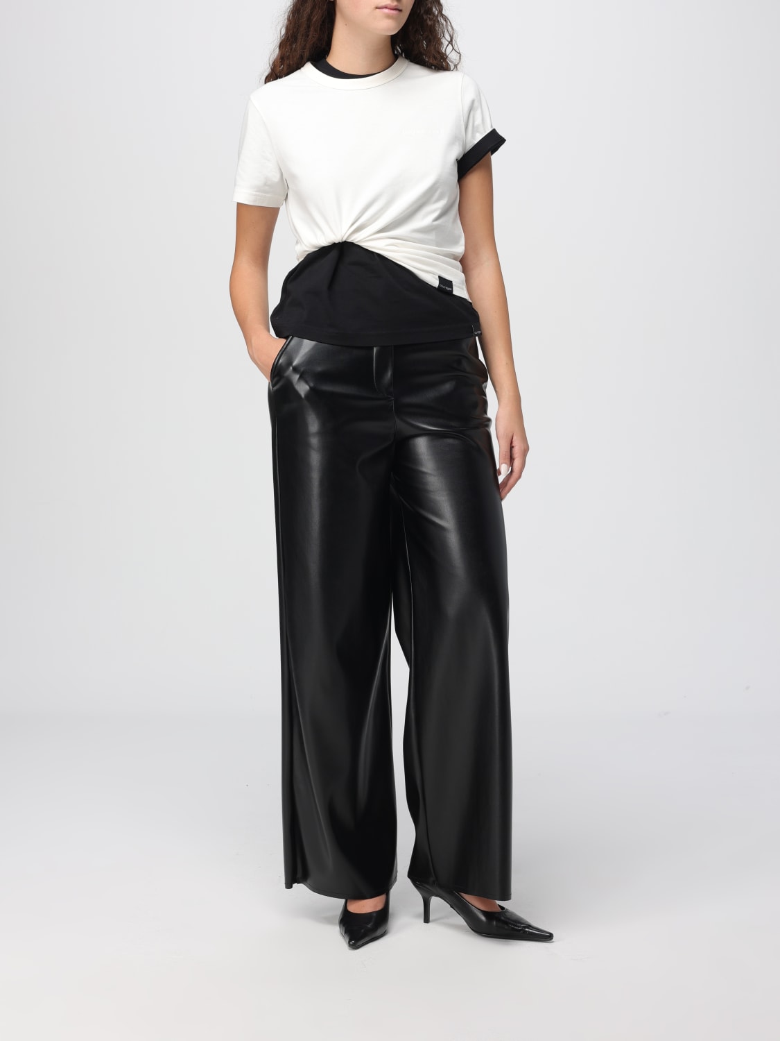 COURRÈGES T-SHIRT: T-shirt woman CourrÈges, White - Img 2