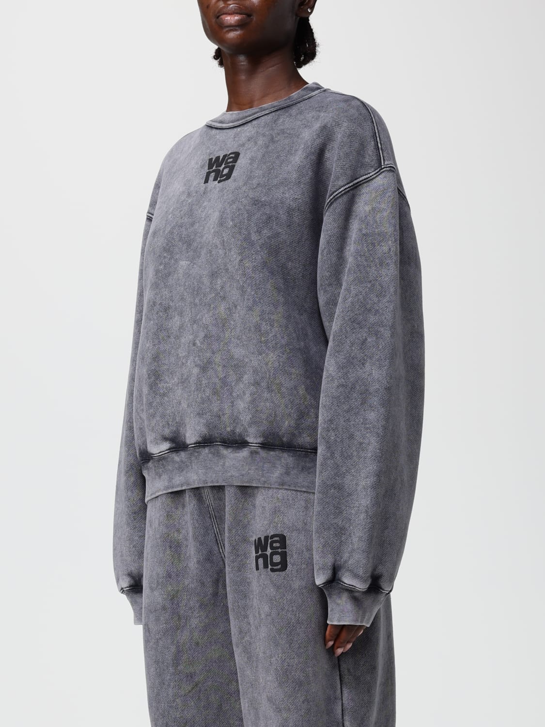 ALEXANDER WANG SUDADERA: Sudadera mujer Alexander Wang, Gris - Img 4