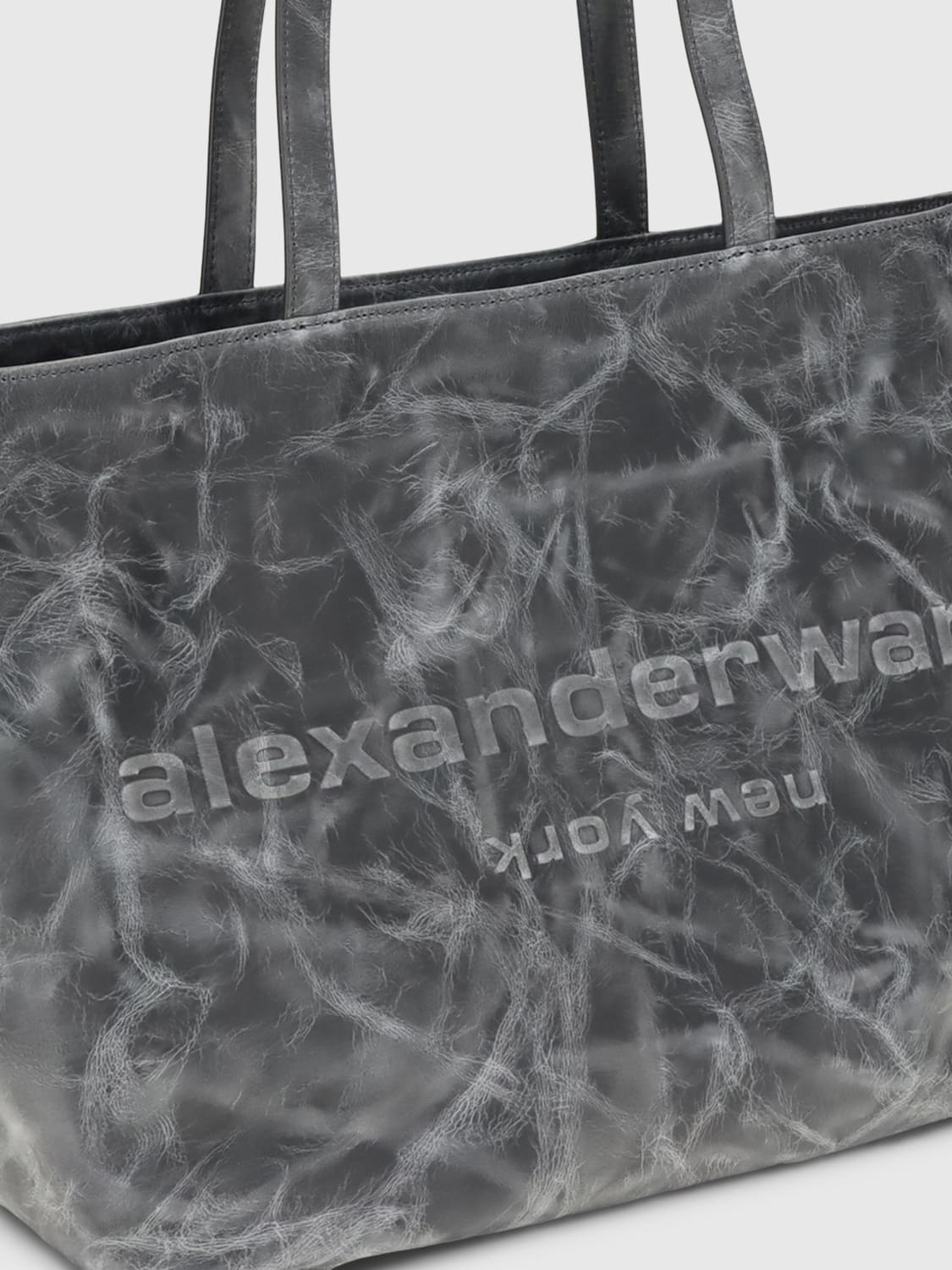 ALEXANDER WANG SAC CABAS: Sac porté main femme Alexander Wang, Gris Fumé - Img 3