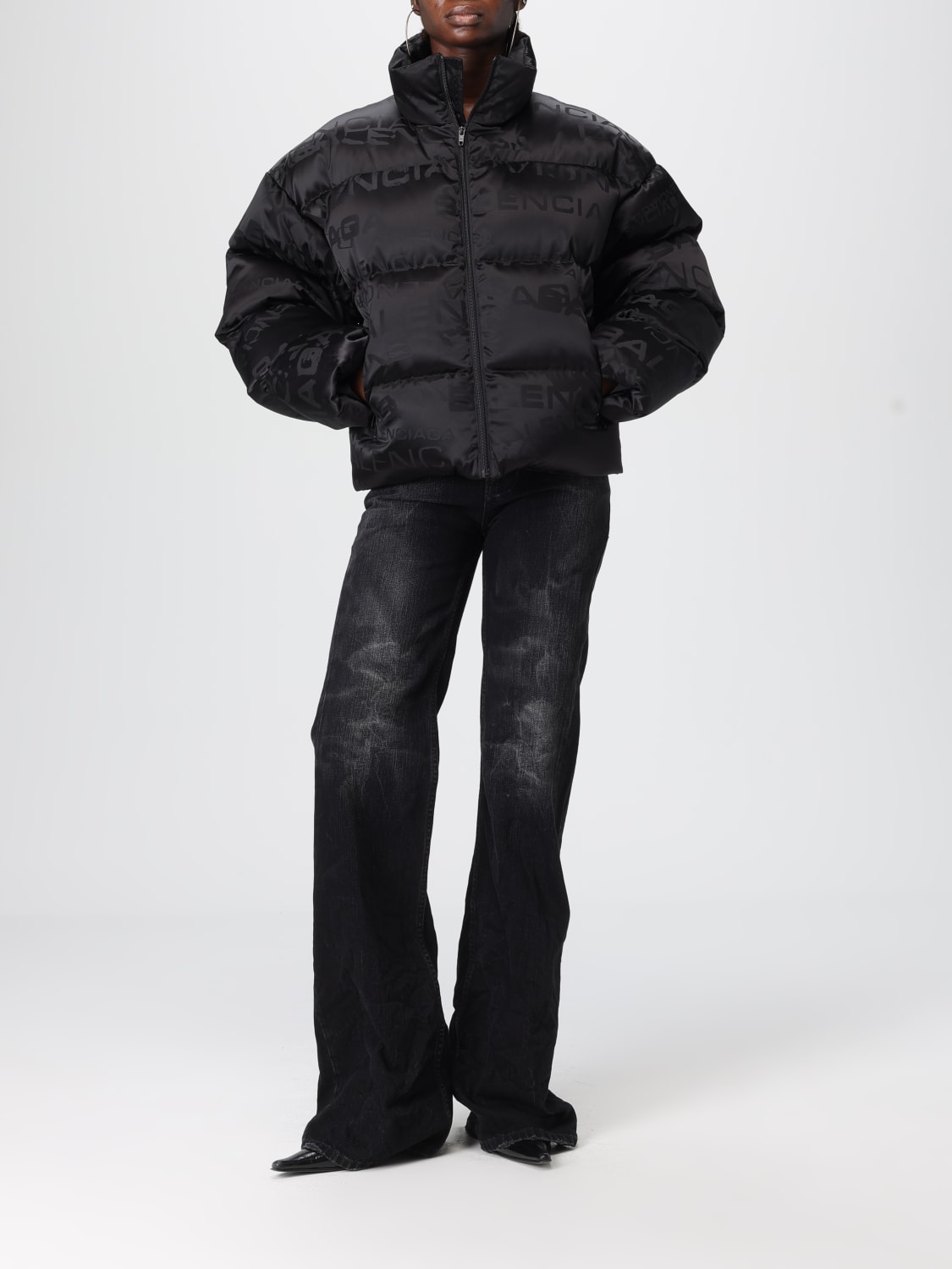 BALENCIAGA ДЖИНСЫ: Брюки Женское Balenciaga, Черный - Img 2