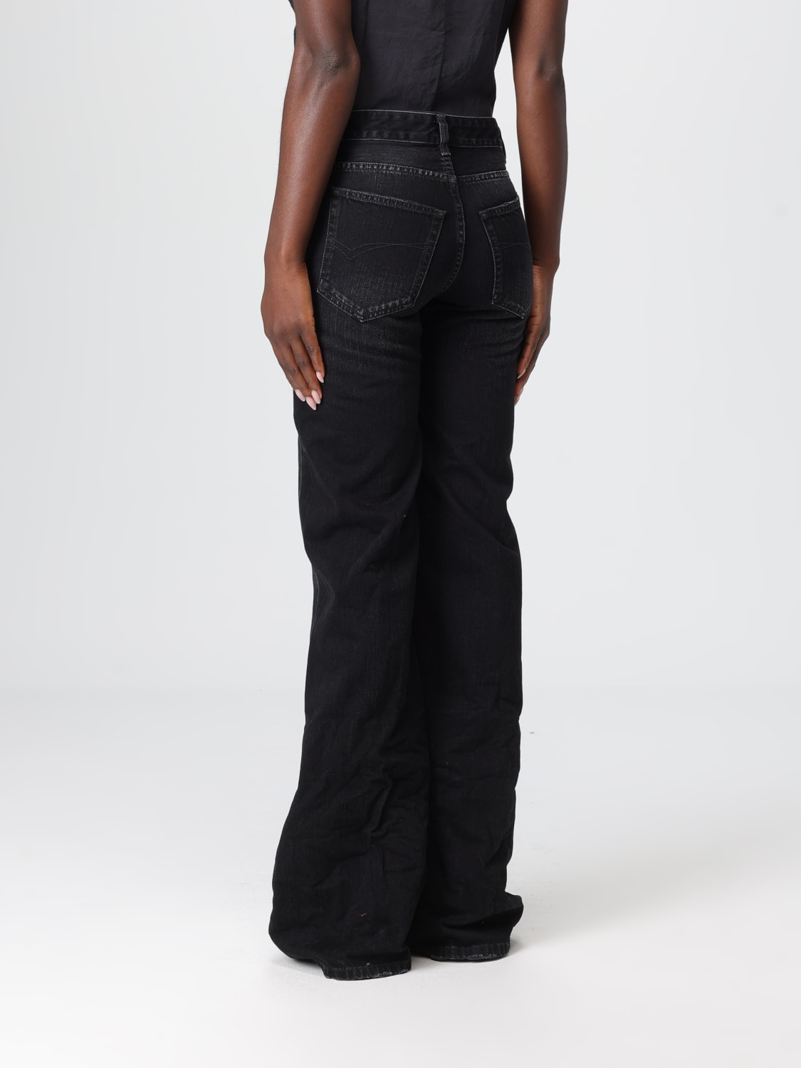 BALENCIAGA ДЖИНСЫ: Брюки Женское Balenciaga, Черный - Img 3