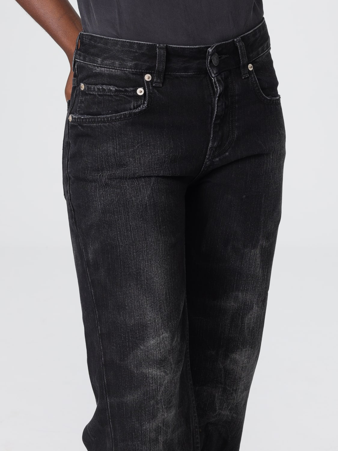 BALENCIAGA ДЖИНСЫ: Брюки Женское Balenciaga, Черный - Img 5