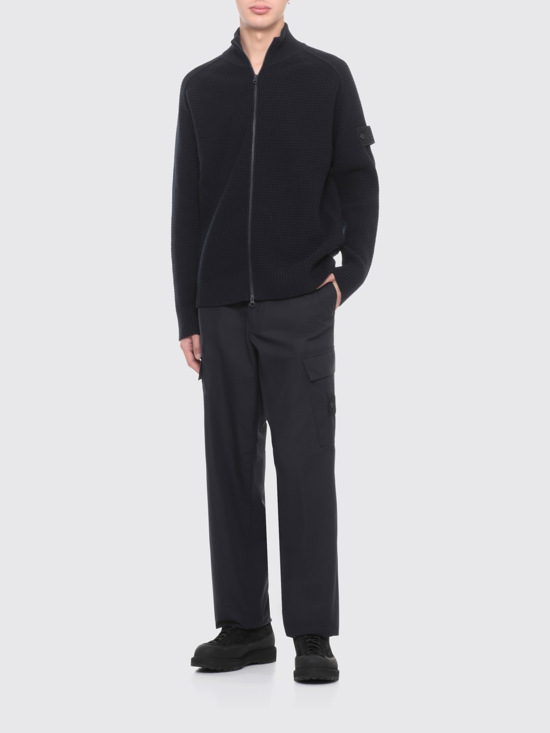 STONE ISLAND PANTS: Pants men Stone Island, Blue - Img 2