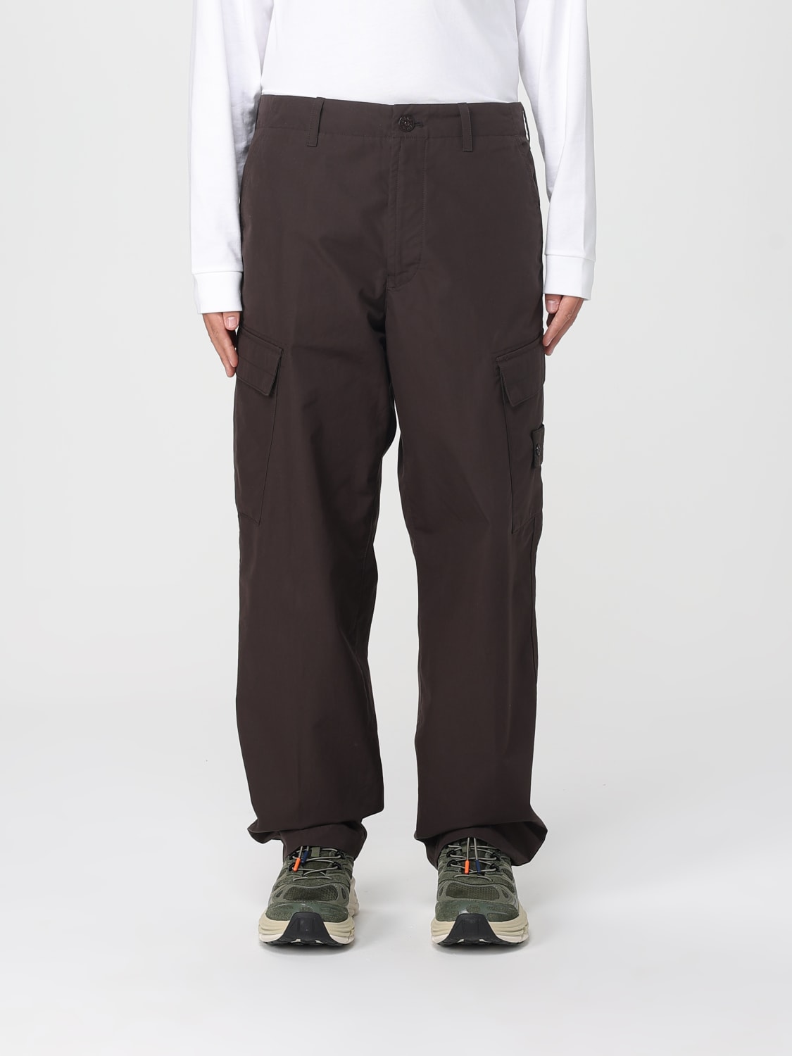 STONE ISLAND PANTS: Pants men Stone Island, Brown - Img 1