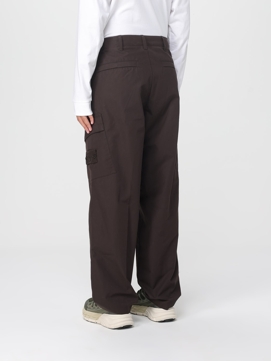 STONE ISLAND PANTS: Pants men Stone Island, Brown - Img 3