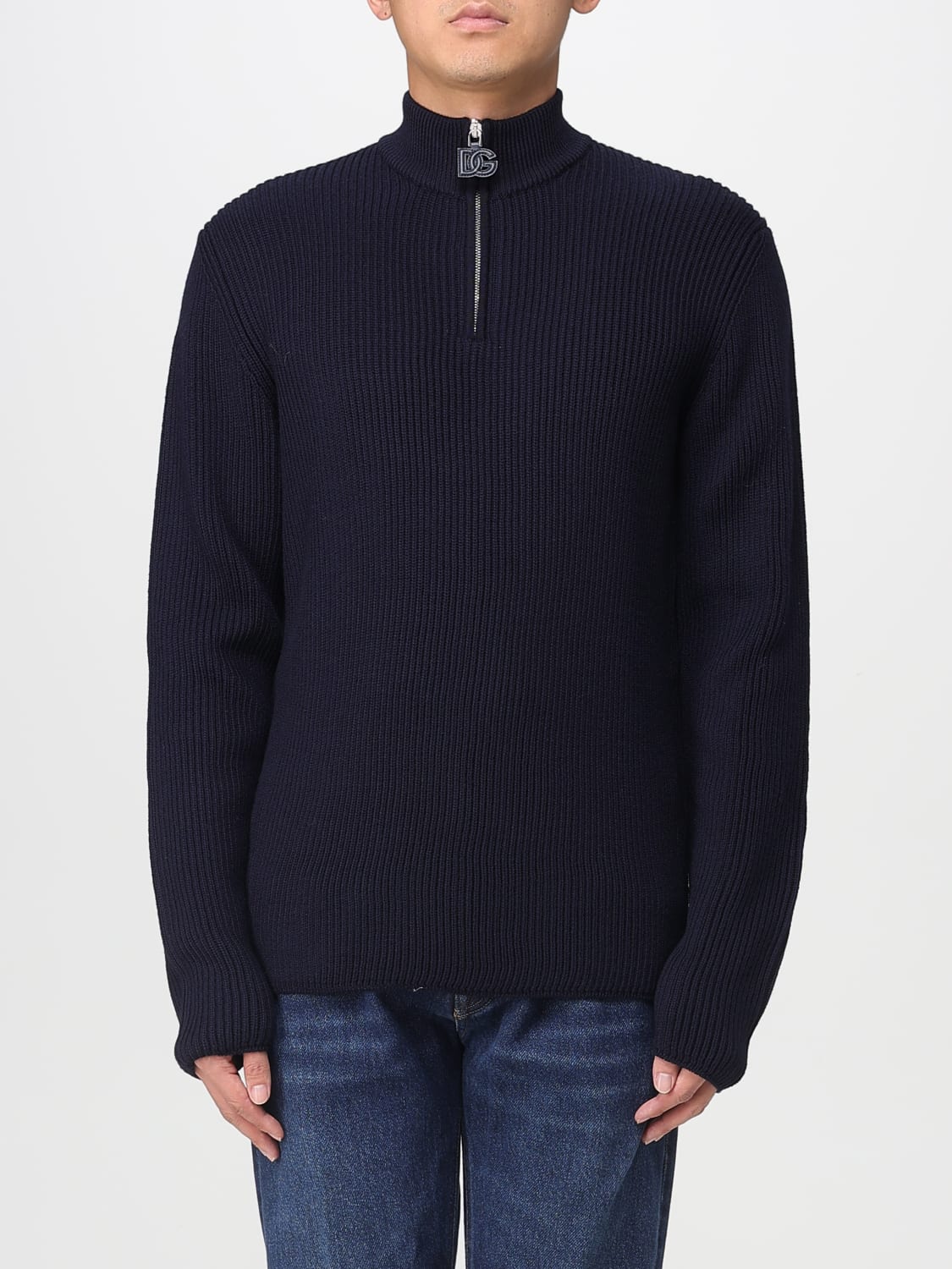 DOLCE & GABBANA PULLOVER: Pullover herren Dolce & Gabbana, Blau - Img 1