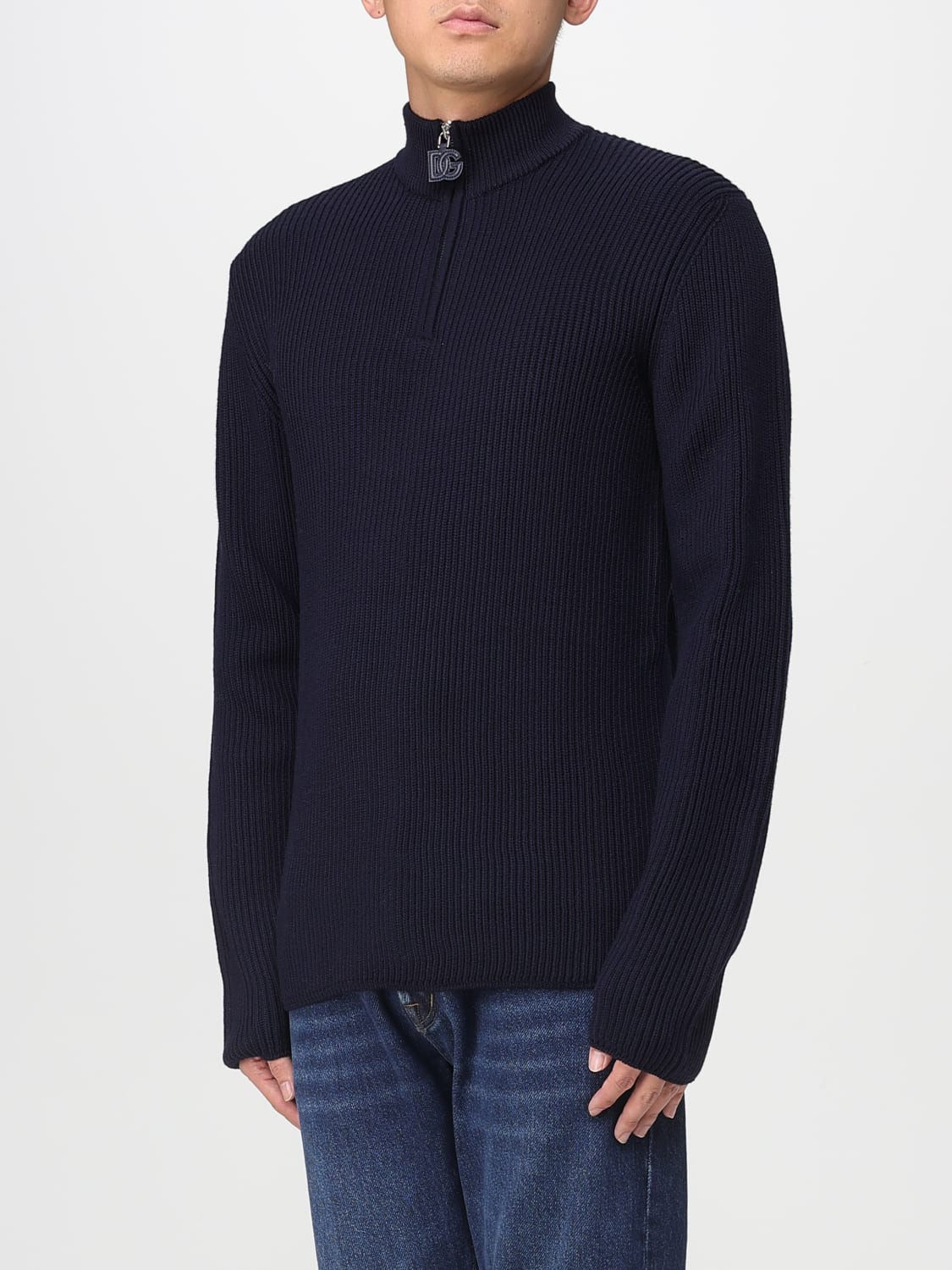 DOLCE & GABBANA PULLOVER: Pullover herren Dolce & Gabbana, Blau - Img 4