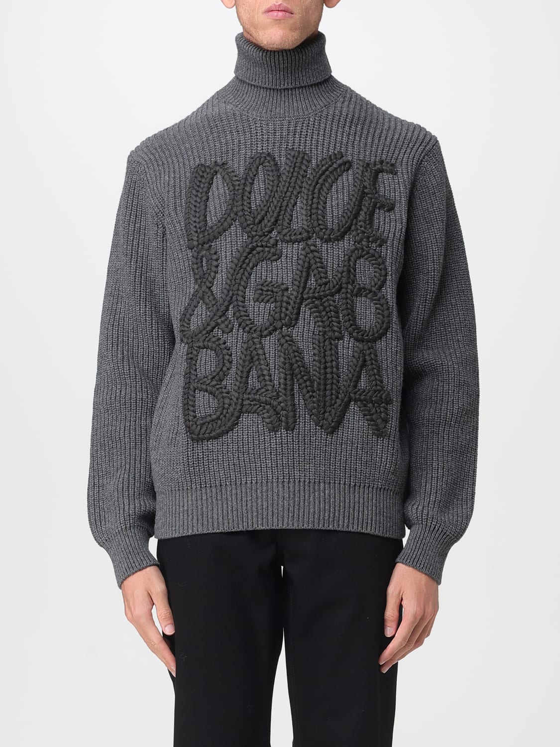 DOLCE & GABBANA SWEATER: Sweater men Dolce & Gabbana, Grey - Img 1